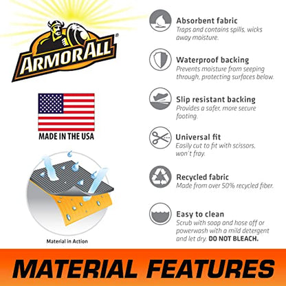 Premium Garage Floor Mat (19’ x 3’9”, Set of 2 (COMBINED SIZE: 19’ x 7’6”) / Charcoal)