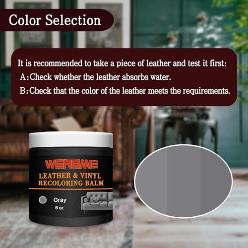 Leather Recoloring Balm (Gray)