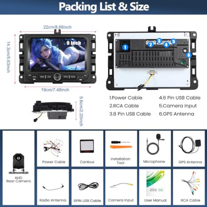 4G+128G Car Radio for Jeep Renegade 2015