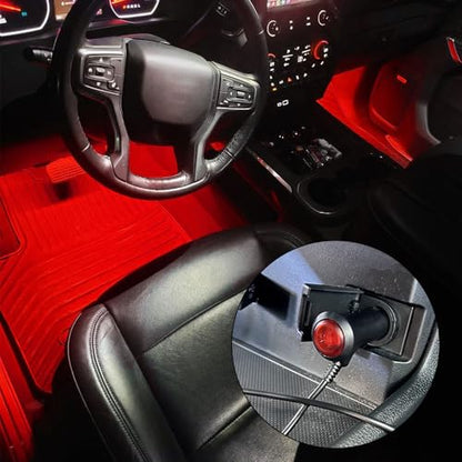 Car LED Strip Light (Red / Cigarette Lighter)