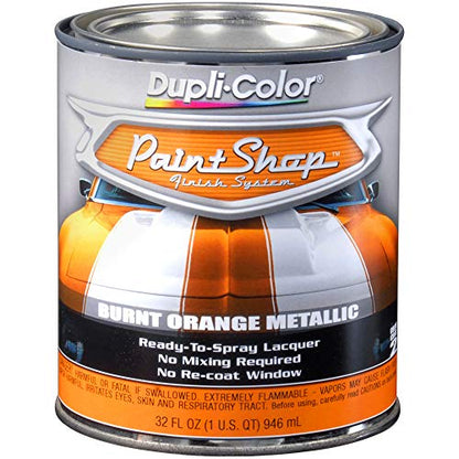 EBSP21100-2 PK) 'Paint Shop' Burnt Orange Metallic Finish System Base Coat - 1 Quart, (Case of 2) (Burnt Orange Metallic / 32 Fl Oz (Pack of 2) / Step 2)