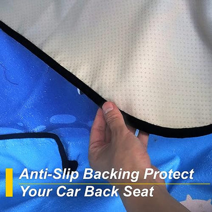 Back Seat Cover for Car Trucks Van SUV Jeep (Rear Bench Seat Towel / Seaworld)
