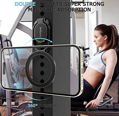 Magnetic Phone Ring Holder for iPhone (Black)