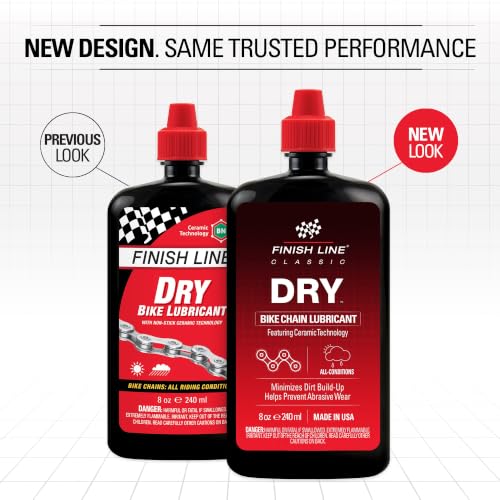 Dry Chain Lubricant Squeeze Bottle 8 fl oz (8 Ounce Squeeze Bottle / Squeeze Bottle)