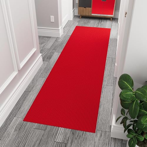 3x7 Runner Rug (Red / 2'7" x 7' (Runner))