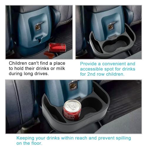 2022 2024 Maverick Car Cup Holder Organizer for Maverick Center Console CupHolders Expander Fit for First Row and Second Row 2022 2023 2024 Maverick Pickup Truck Interior Accessories (Cup Holder Organizer)