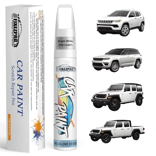 Bright White PW7 (For Jeep / Bright White(PW7/GW7) for Cherokee/Compass/Gladiator/Grand Cherokee/Grand Wagoneer/Wrangler/Patriot/Wagoneer)
