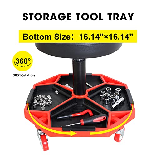 ATRXF8308R Torin Heavy Duty Pneumatic Garage Rolling Stool (8308)