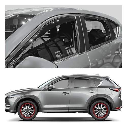 Window Deflectors Smoke Tinted In (For CX-5 17-25)