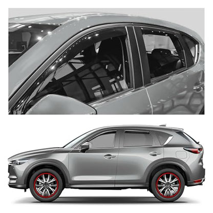 Window Deflectors Smoke Tinted In (For CX-5 17-25)