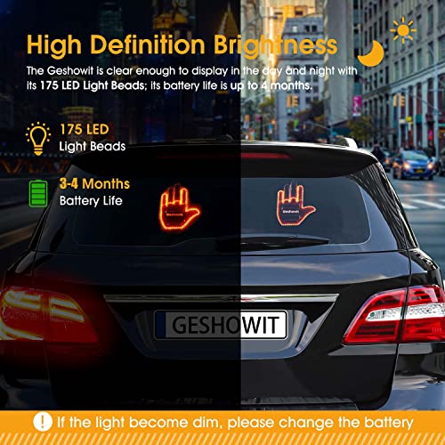 Car Finger Light with Remote (Black)