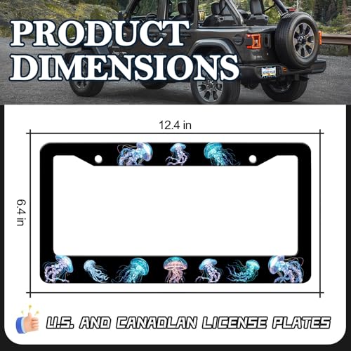 Jellyfish License Plate Frames (Jellyfish)