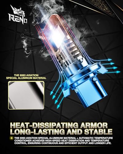 H13 Bulb 9008 Fog Bulb 800% Brighter High Speed Fan 6500K (H13)