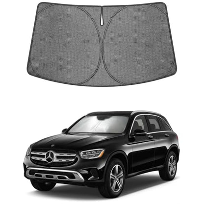 Custom Fit Car Windshield Sun Shade for 2023 (2023-2026 Mercedes-Benz GLC)