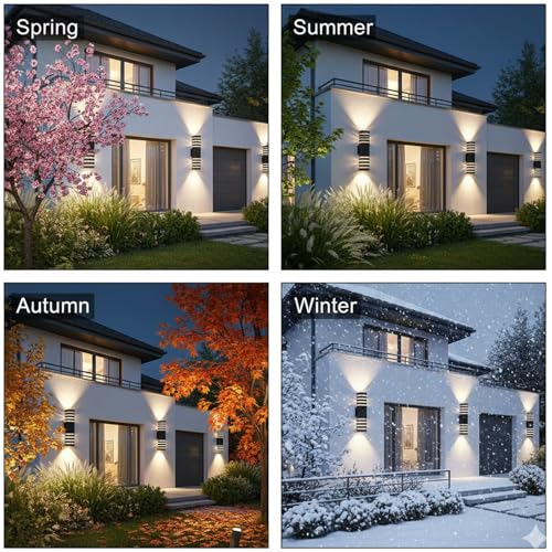 18inch LED Square Up & Down Wall Lights (18inch-1Pack)