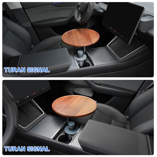 360° Rotating Cup Holder Tray Organizer for Car Center Console