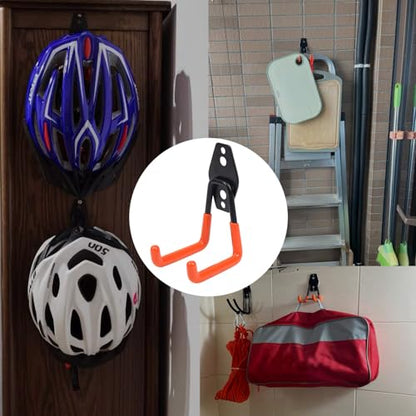 Heavy Duty Garage Storage Hooks 2 Pack Garage Tool Organizer Wall Mount (Small)