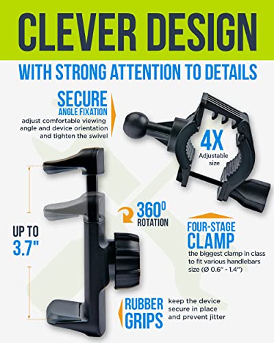 Bike & Motorcycle Phone Mount (Impact Resistant Plastic)