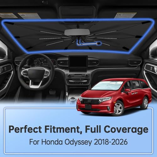 Windshield Sun Shade Umbrella for Honda Odyssey 2018 (for Honda Odyssey 2018-2026)