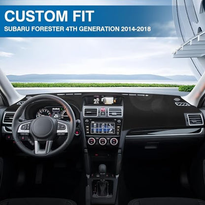 Black Dash Cover for Subaru Forester 2014 (Forester 14-18(black))
