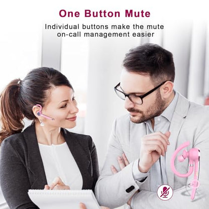 Bluetooth Headset (Pink)