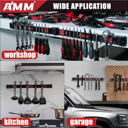 8PCS Magnetic Tool Holder Strip
