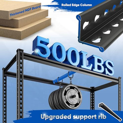 40" W Garage Shelving for Garage (40" W x 16" D x 60" H)