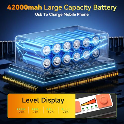 500W 42000LM Solar LED Work Light (White)