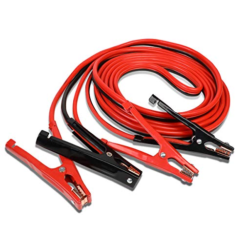 Heavy Duty 20 Feet 4 Gauge Booster Cable Power Jumper 500 AMP Emergency Battery Start Car (20Ft / 4-Gauge)