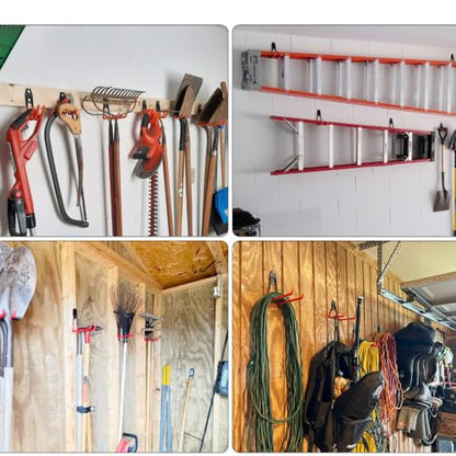 Heavy Duty Garage Hooks (Red / 31)