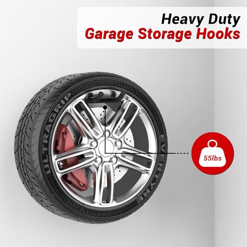 Garage Storage Hooks (2 Pack)