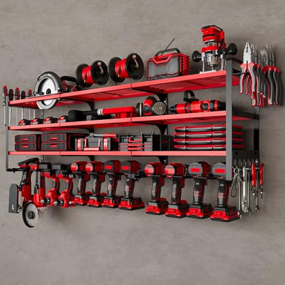 Power Tool Organizer Wall Mount (Red)