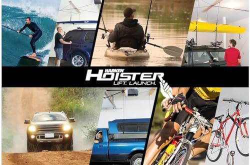 HoisterTruck Cap Overhead Garage Storage Hoist (10 ft Ceiling, 200 lb Max)