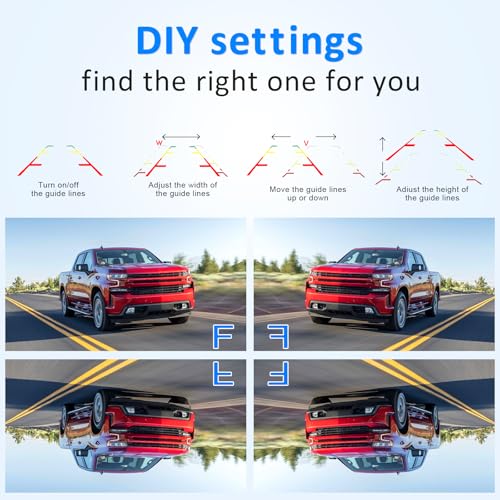 Wireless Backup Camera for Truck (7 Inch Monitor)