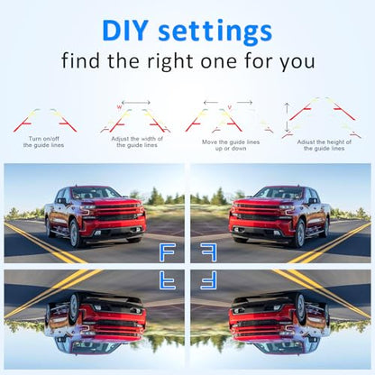 Wireless Backup Camera for Truck (7 Inch Monitor)
