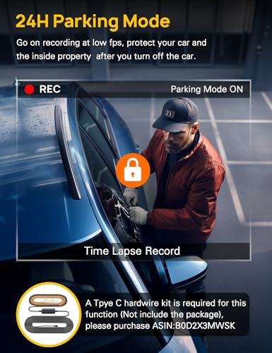 3 Channel 4K Dash Cam Front and Rear Inside