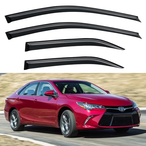 Window Visors Rain Guards for 2012 (2012-2017 toyota Camry)