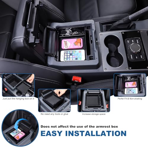 Car Armrest Storage Box Tray Compatible with INEOS Grenadier 2022