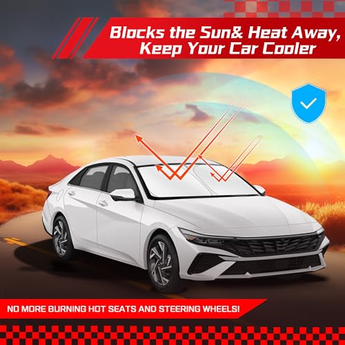 Windshield Sun Shade for H (for Hyundai Elantra 2021-2026)