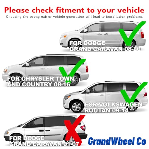 Window Deflectors Smoke Tinted In (For Grand Caravan 08-20)