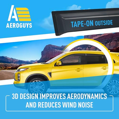 Extra Durable Window Deflectors Tape (For Mitsubishi Outlander Sport 11-26)