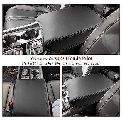 for 2023 2024 2025 2026 2027 Honda Pilot Armrest Cover for 2024 2025 2026 2027 Honda Passport Center Console Cover 2023 (for 2023-2027 Pilot)