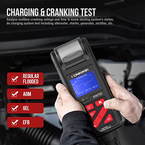 KW720 Car Battery Tester 6V 12V 24V W (KW720)