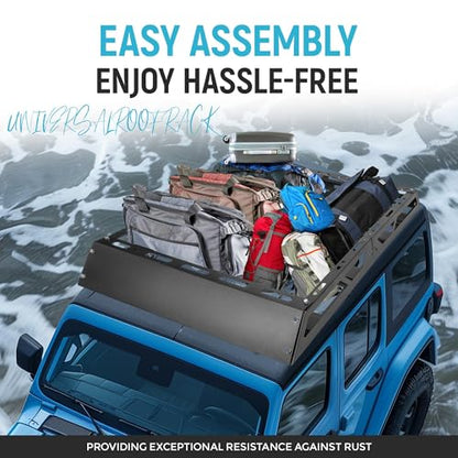 50" Roof Rack Cargo Basket W (50.38" x 39" x 4.75")
