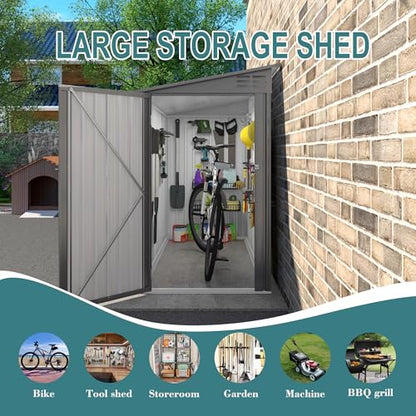 4 * 9.2 FT Outdoor Storage Shed (4x9.2FT)