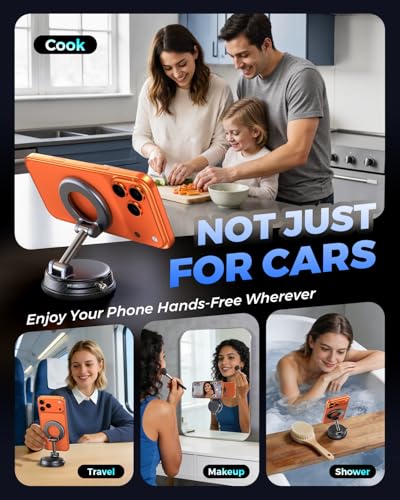Magnetic Car Phone Holder (Black)