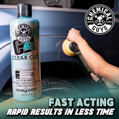 C4 Clear Cut Correction Compound for Paint Defects (C4 Correction Compound)