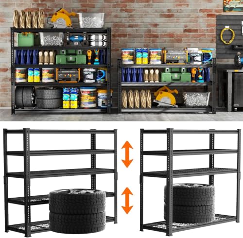 Storage Shelves Heavy Duty (5 Tier 48"W x 18"D x 72"H)