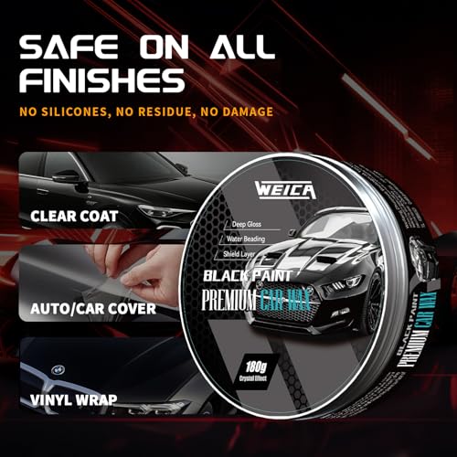 Car Wax for Dark Color Cars (black)