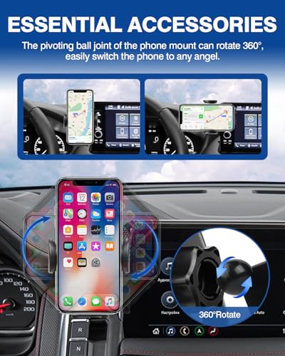 Custom Fit for Car Phone Holder Honda HRV HR (Auto-Look / Honda HR-V 2023-2026(7/9-In))